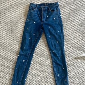 Abercrombie and Fitch jeans. Simone high rise ankle